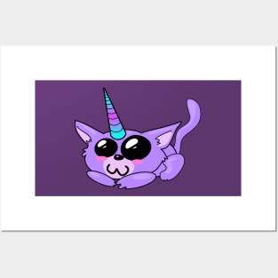 Unicorn Kitty Posters and Art